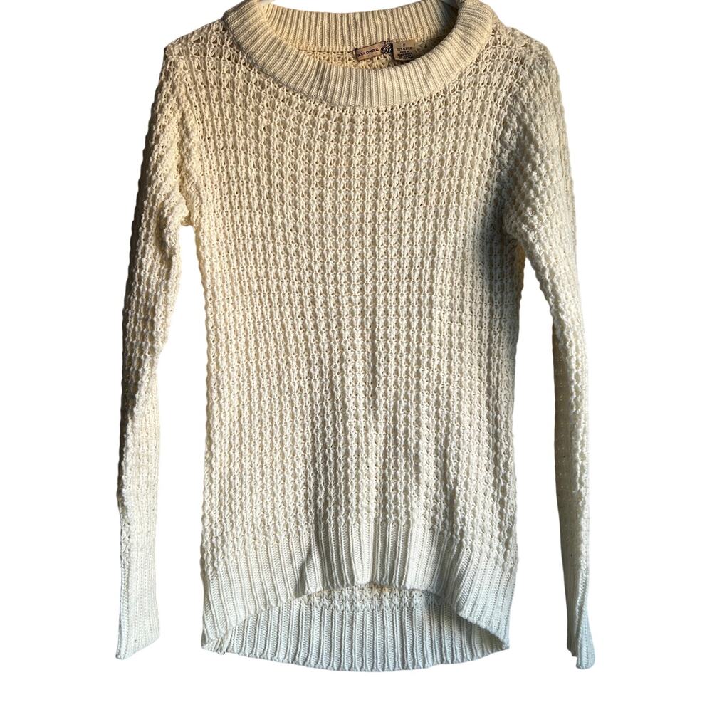 Y2K Body Central Cream Knit Sweater